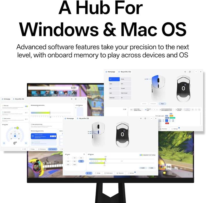 Безжична геймърска мишка Rapoo VT7 MAX, Nordic nRF54L15 MCU