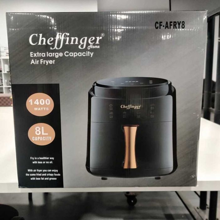 Дигитален въздушен фритюрник Cheffinger Led Air Fryer 1400W - 8L