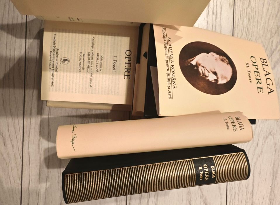 Set Lucian Blaga, Opere, Complet, 3 vol, Academia Romana, RAR