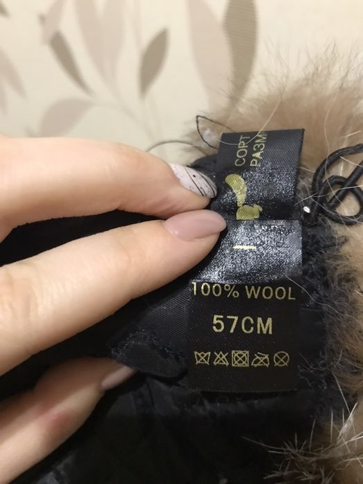 Шапка песец в отличном состоянии