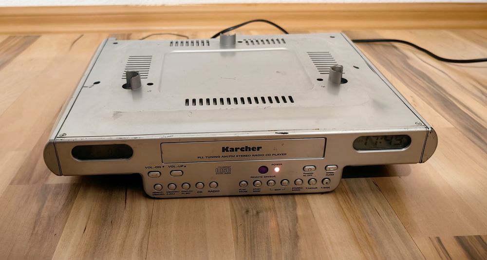 Radio cd cu lampă Karcher AM FM Stereo Radio CD player de bucatarie