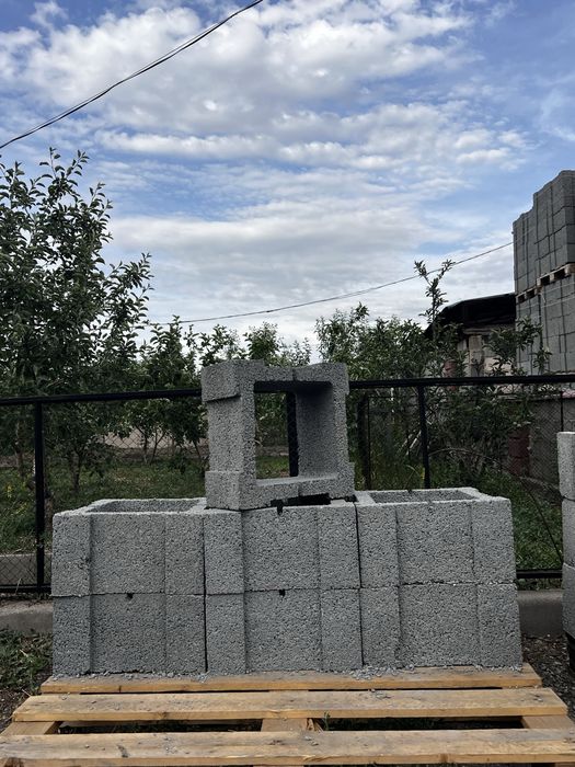 Колоны для забора пескоблок