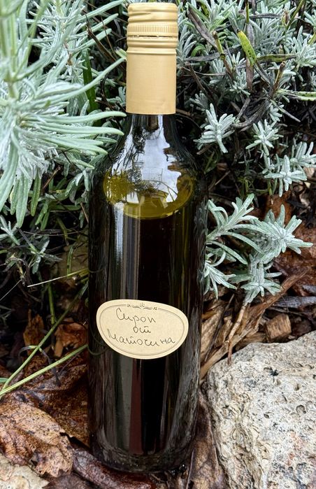 Домашен сироп концентрат от Малини, Мента, Смокини,Мащерка,Маточина