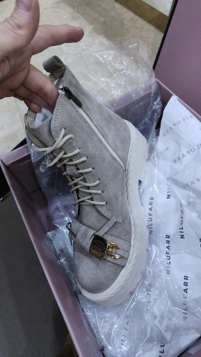 Дамски боти естествена кожа-Нови 109лв