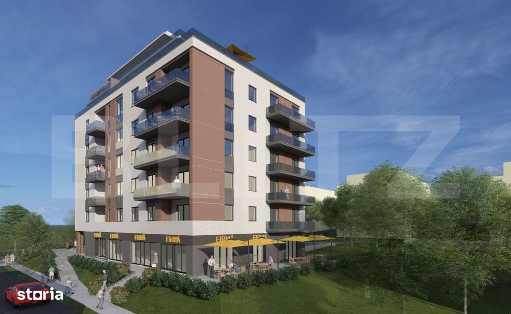 Apartament cu 2 camere, 56 mp, bloc nou - zona Andrei Muresanu