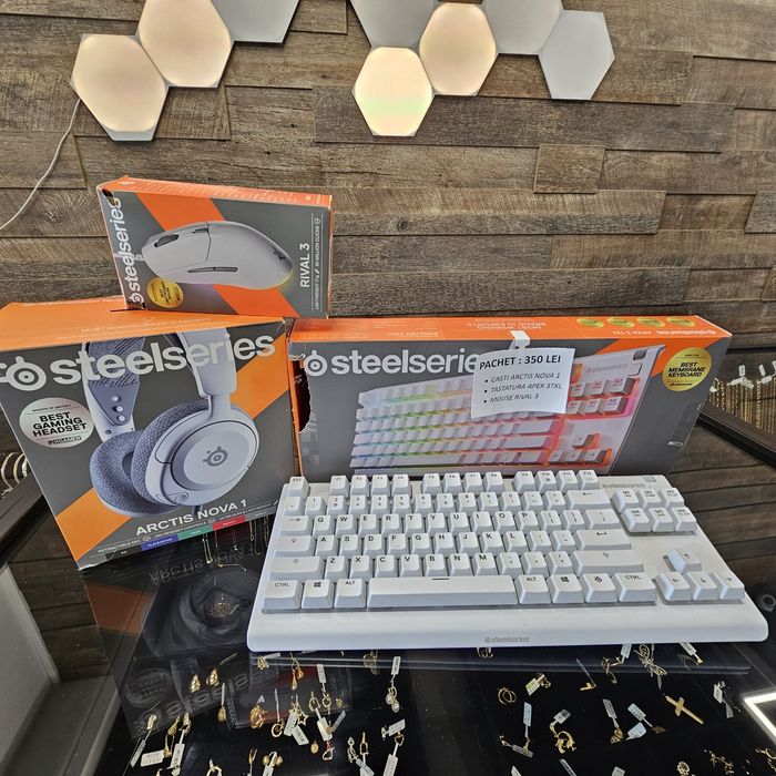 Amanet F28: Pachet Gaming steelseries(P)