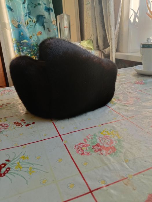 Шапка ушанка норковая