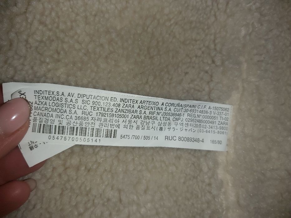 Geaca Zara fete 13 14 ani 164