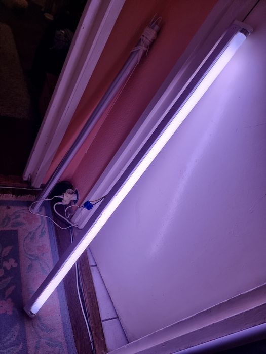 Neon pt acvarii cu tot cu suport.