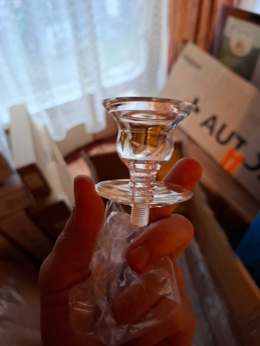 Set 4 sfesnice decorative, pentru nunti, evenimente, 98cm, din acril