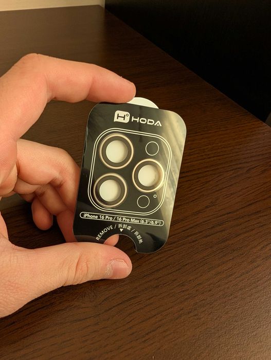 Folie Hoda din Safir pentru camera Iphone 16 Pro Max