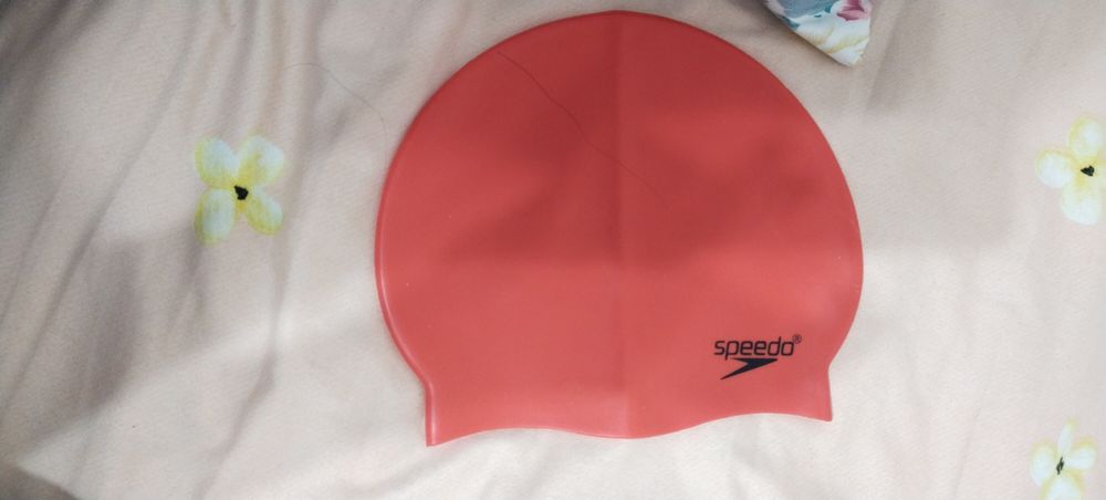 Шапка для плавания, размер М, подходит для ребенка 2, 3 года.