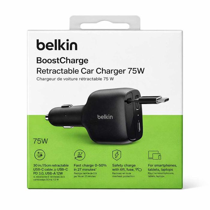 Belkin Автомобильная Зарядка 75W. Есть доставка