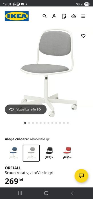 Scaun ikea orfjall