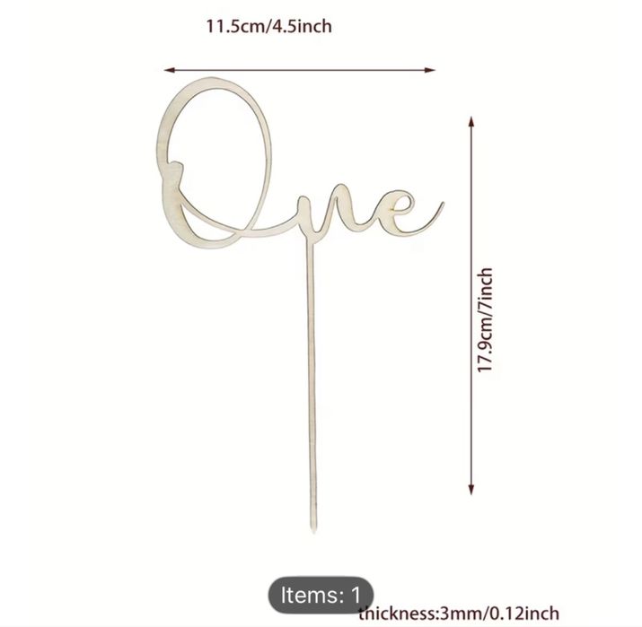 Украса и дрешка за детски рожден ден 1 годинка + подаръци