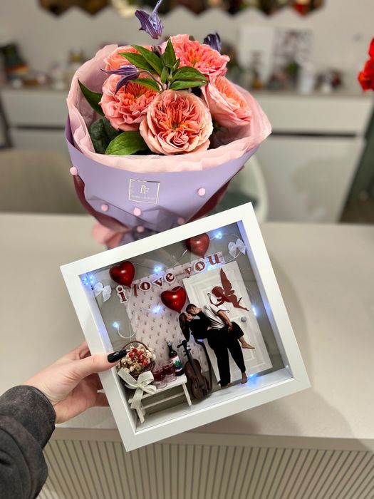 3D рамка-нощник по снимка | персонален подарък Варна