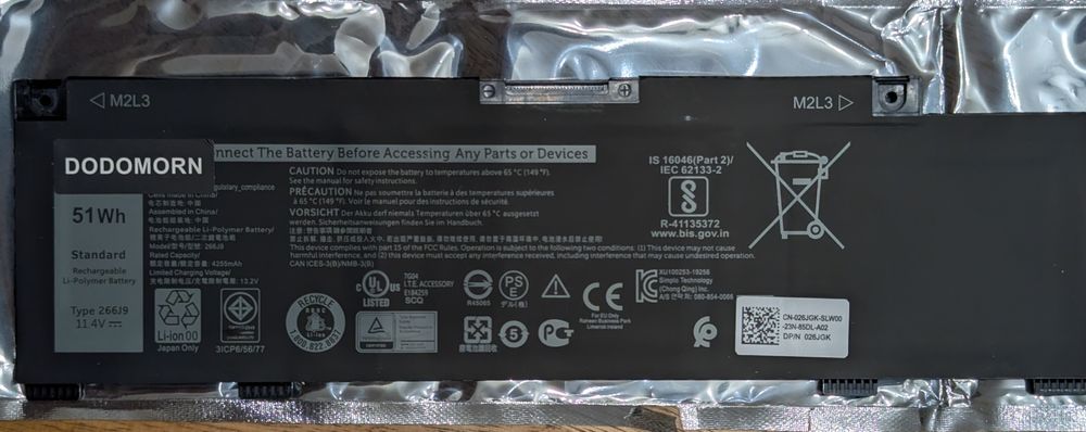 Baterie 266J9 compatibila DELL