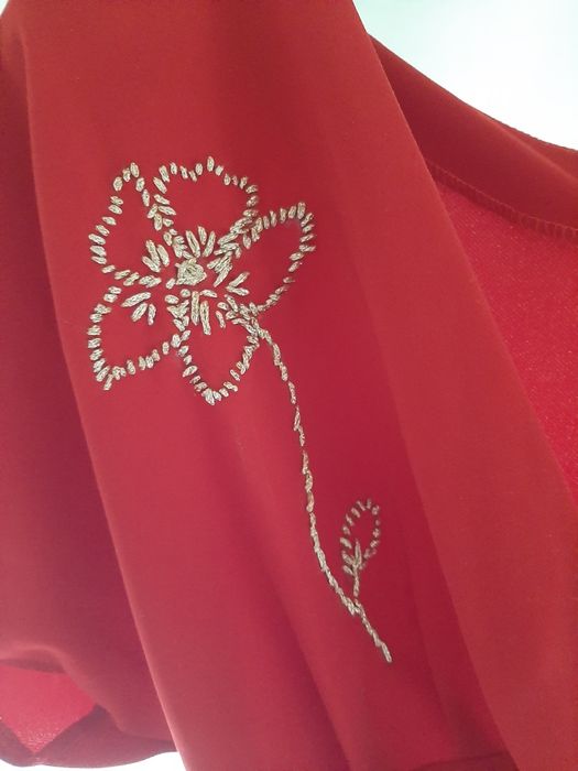 Rochie elegantă, brodată manual stil Mathilde