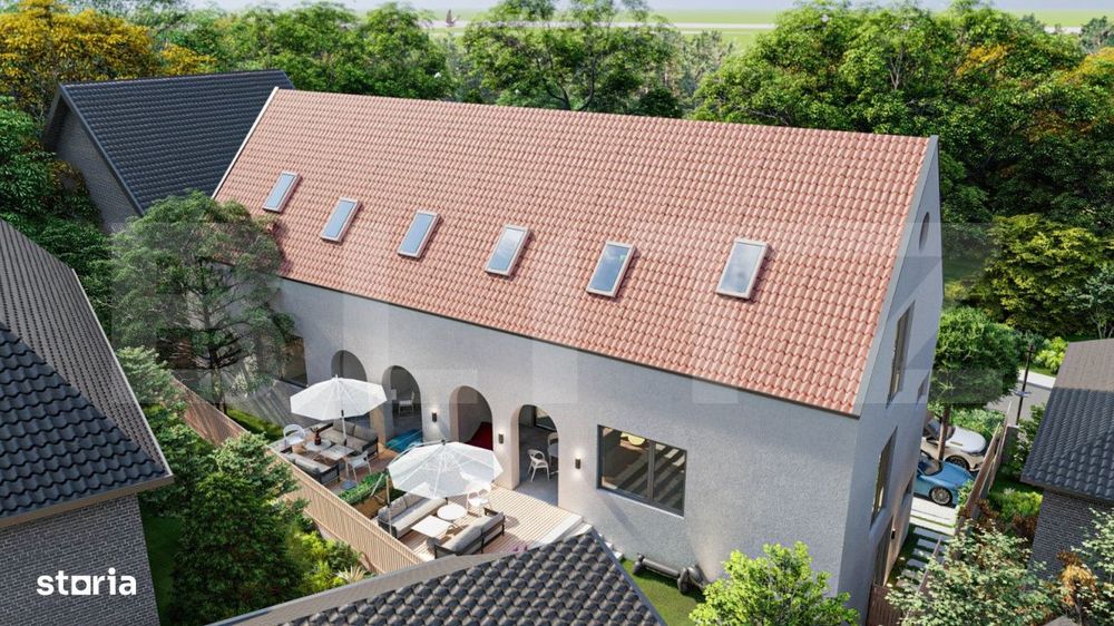 Casa tip duplex la 10min de centru! 3 nivele, teren 280mp