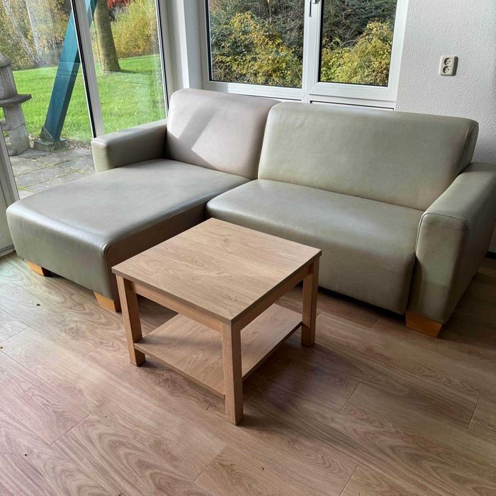 Set: canapea pe colț + masă de cafea