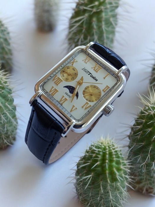 Новый серебряные часы мактайм паспорт каропка документы в комплекте