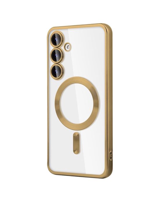 SAMSUNG S20 S21 S23 S24 S25 FE Husa Magsafe Electroplate Silicon Folie