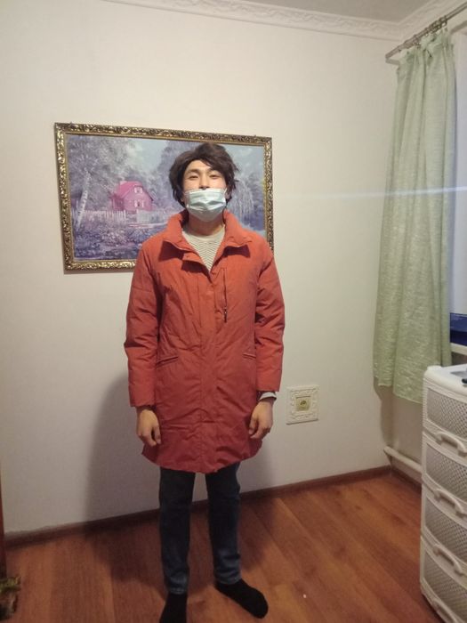 Пуховик б.у. Размер 48-50