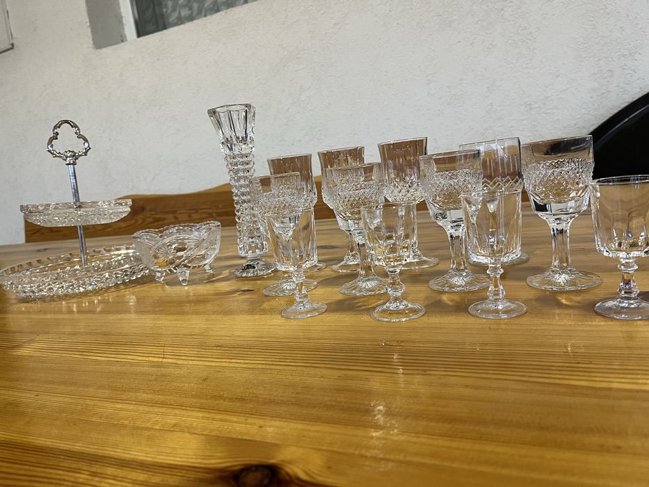 Винтидж кристален сервиз