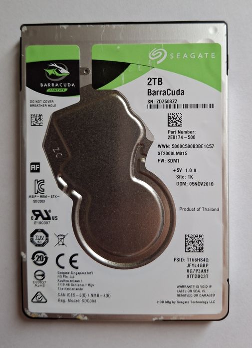 Жёсткий диск HDD 2 TB Seagate