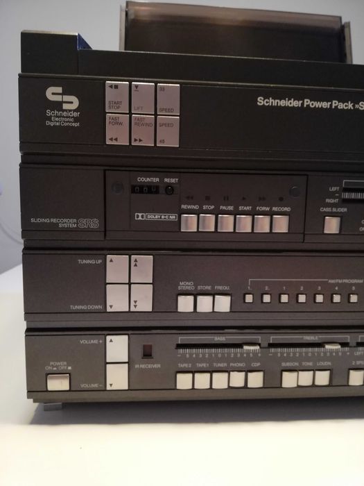 Linie Audio SCHNEIDER SPP 7570 RC cu Pick up/Caset/Tuner/Amplif - RFG