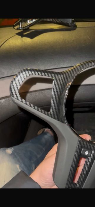 Kit Carbon pentru Volan - BMW - OE - TRIM + Padele M5cs