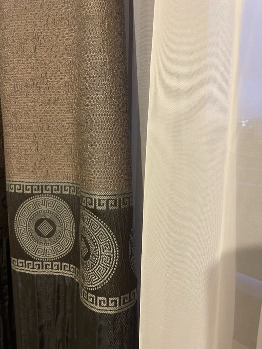 Плътни пердета и тюл, комплект