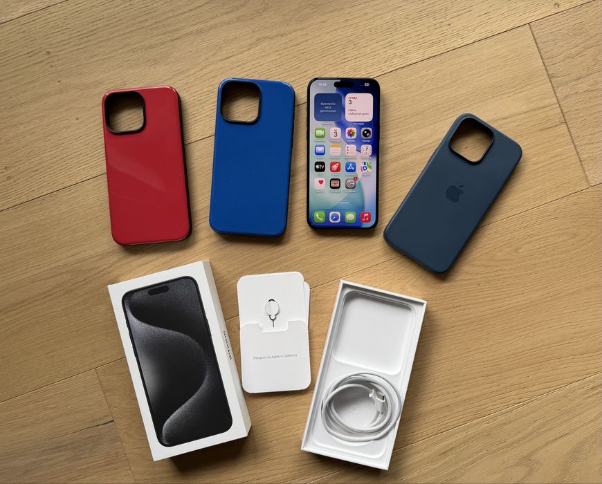 iPhone 15 Pro Max 1TB - пълен комплект