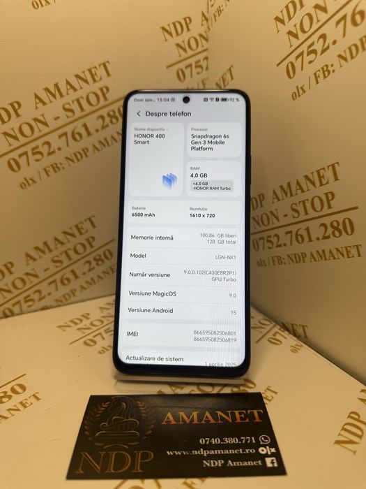 NDP Amanet Braila Honor 400 Smart (55028)