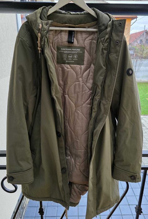 Tom Tailor Geaca Parka barbați mărime XXL potrivită XL culoare Verde