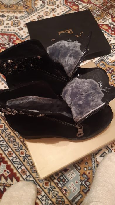 Продам полусапожки цигейка