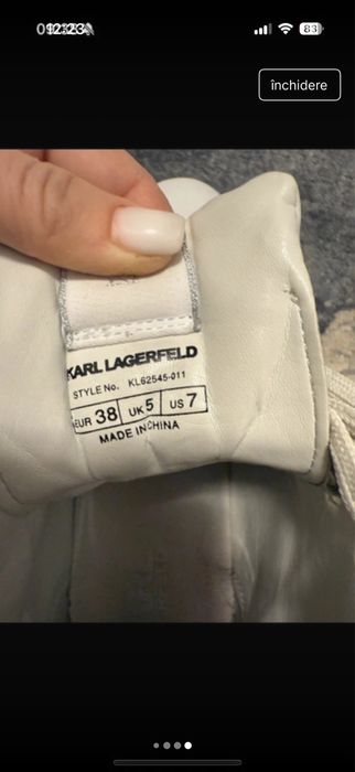 Ghete originale karl lagerfeld dama