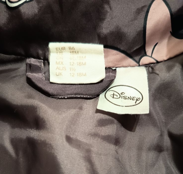 Vesta Minnie Mouse cu glugă detașabilă H&M 12-18 luni