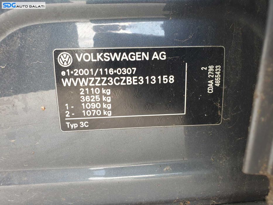 Cutie Viteze Manuala 6 Trepte Cod MUJ Skoda Superb 2 1.8 TFSI TSI 2008 - 2015 [Q3394]