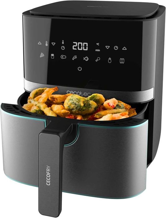 Фритюрник/еър фрайър с горещ въздух Cecotec Cecofry диетичен 5.5л