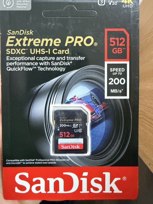 Card Sandisk Extreme pro 512 gb