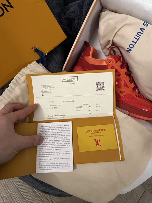 Louis Vuitton LV Skate Sneakers Red