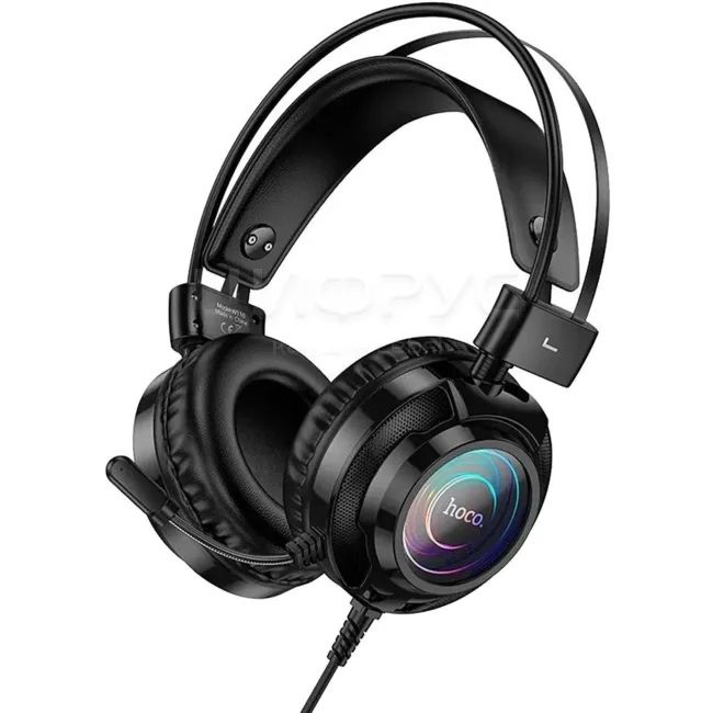 Наушники проводные накладные игровые Hoco W110 Resource Gaming, черные