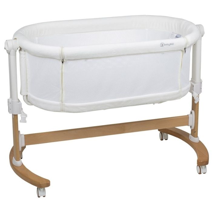 Pret fix. Patut co-sleeper, BabyGo, 2 in 1 Amila, Creme