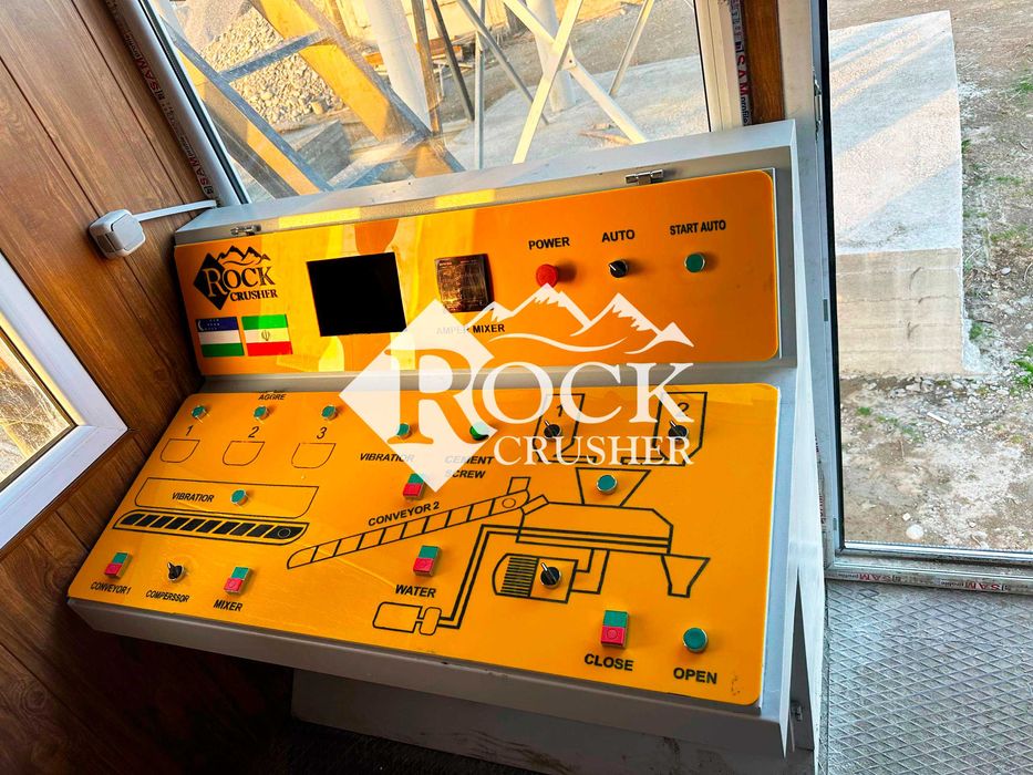 Бетонный завод 60 м3 куб, от Rock Crusher Иран