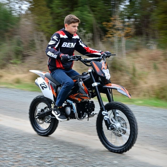 Moto Cross KXD 125cc DIRT DB-612 EK PRO manuala J17/14" pornire Buton