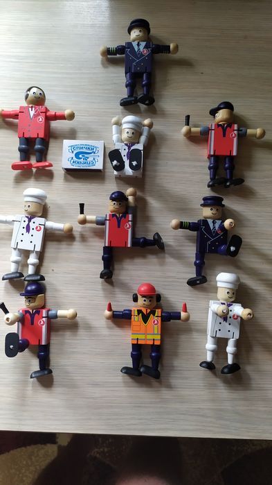 Игрушки деревянные. Экипаж. Турция