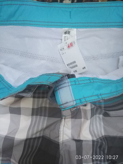 H&M чисто нови мъжки къси панталони