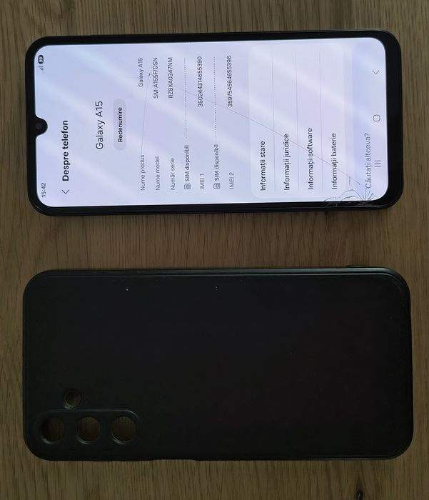 Vând Samsung Galaxy A15 4g –  display spart