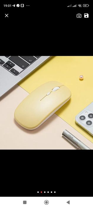 Мышь беспроводная Aliexpress Macaron Rechargeable Wireless Bluetooth